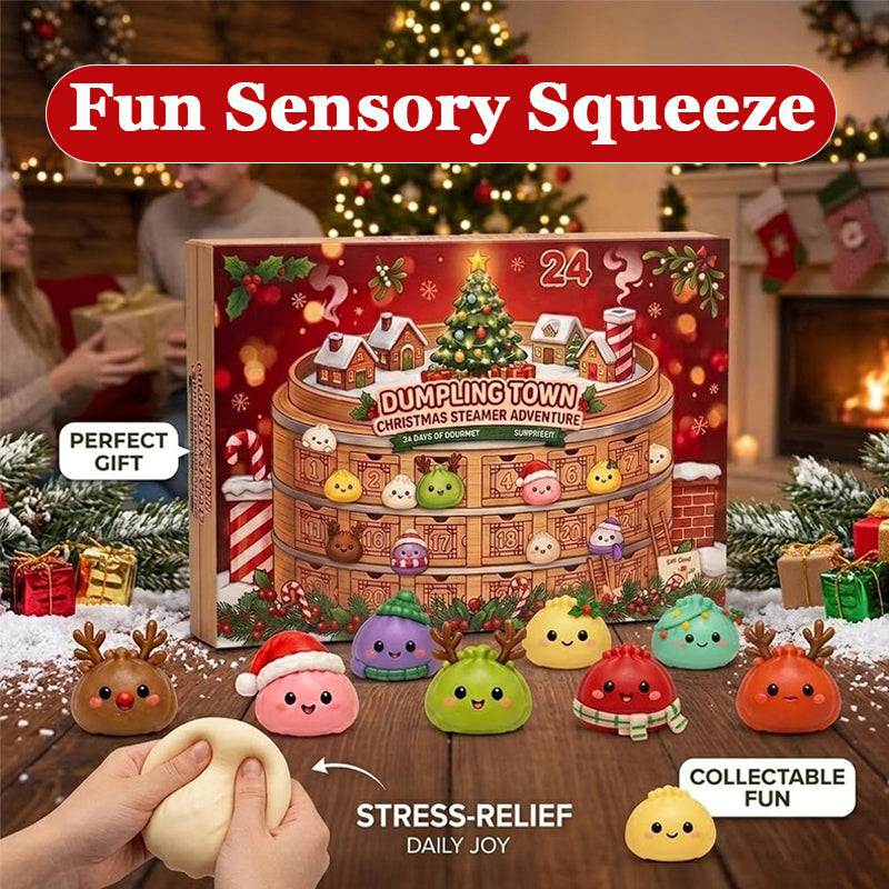 🎄 2026 Christmas Dumpling Squishy Advent Calendar