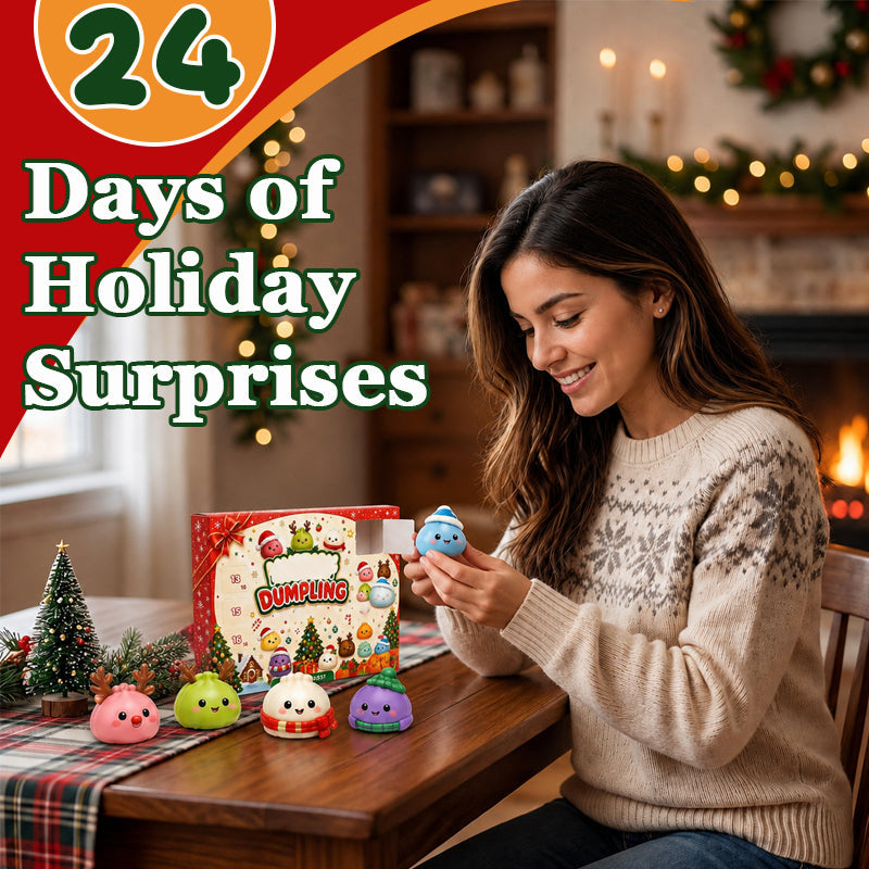 🎄 2026 Christmas Dumpling Squishy Advent Calendar