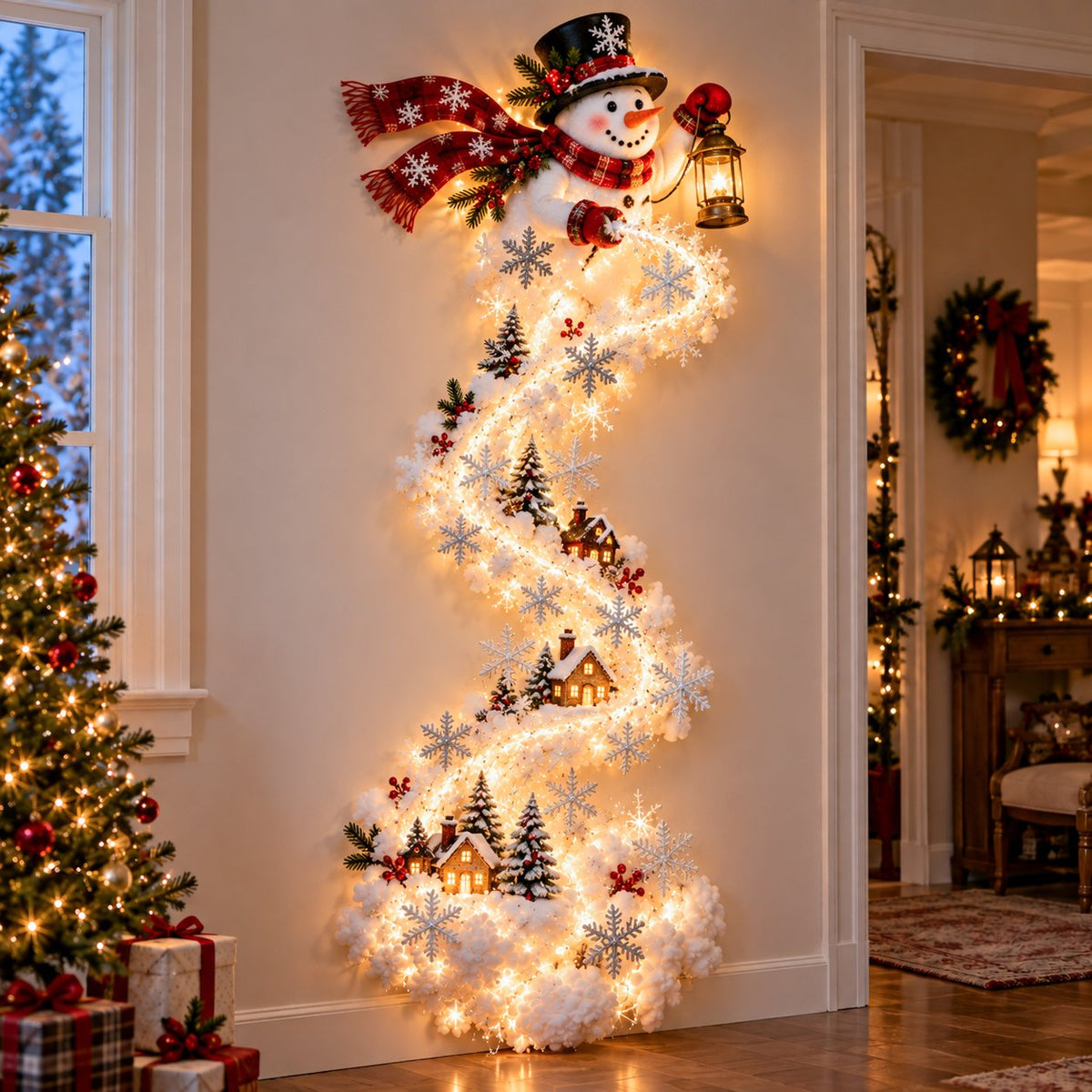 ✨Julmagisk vägglampa – Lite julmagi direkt på din vägg✨