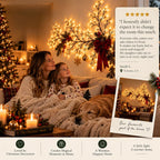 ✨Julglödande grenbelysning – Formbar LED-väggdekoration