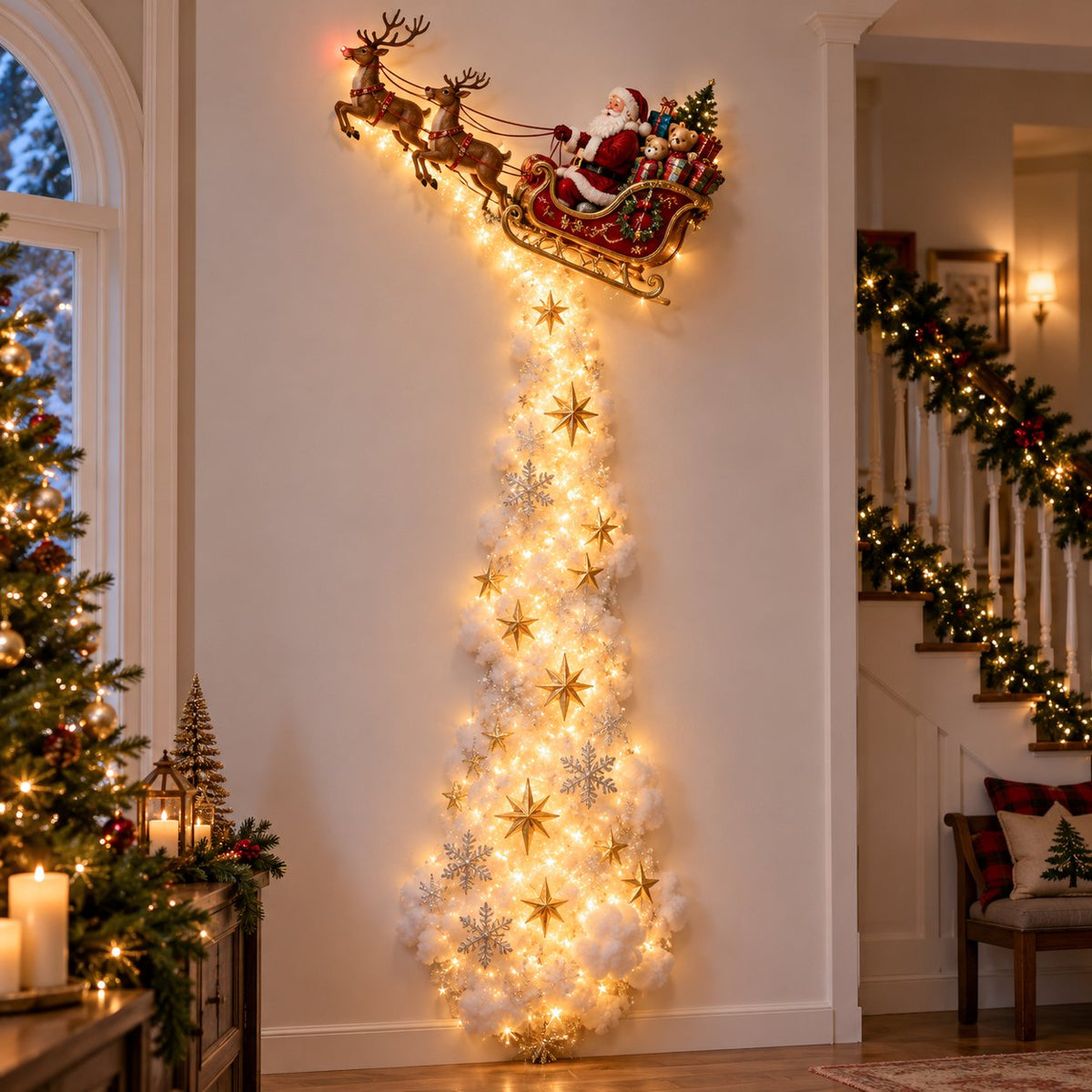 ✨Julmagisk vägglampa – Lite julmagi direkt på din vägg✨