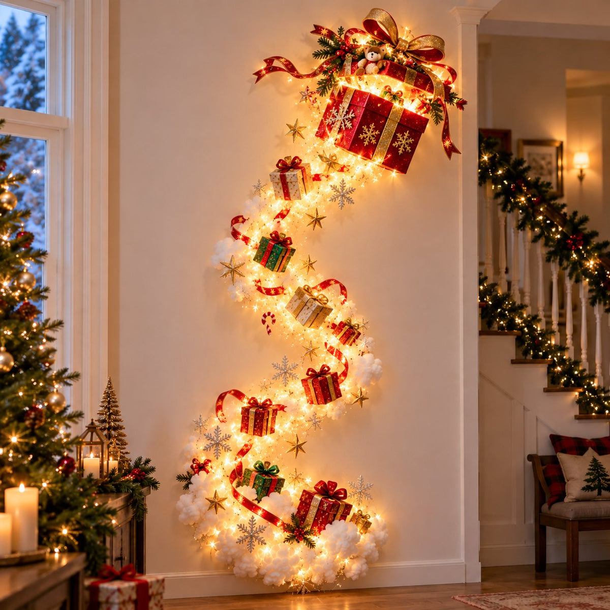 ✨Julmagisk vägglampa – Lite julmagi direkt på din vägg✨