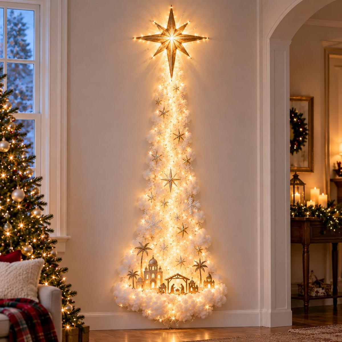 ✨Julmagisk vägglampa – Lite julmagi direkt på din vägg✨