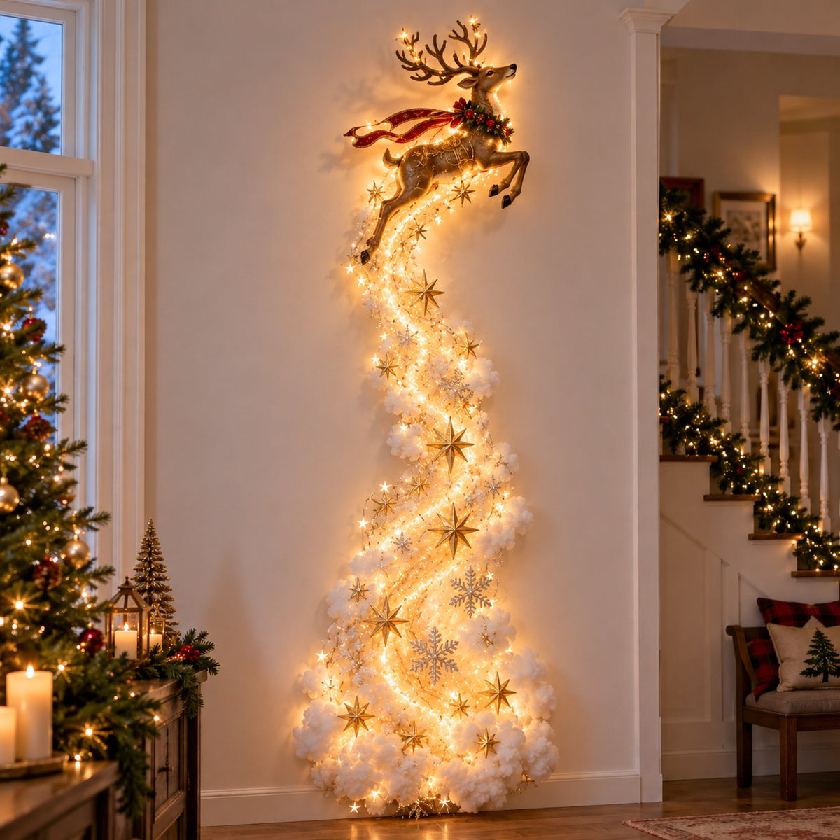 ✨Julmagisk vägglampa – Lite julmagi direkt på din vägg✨